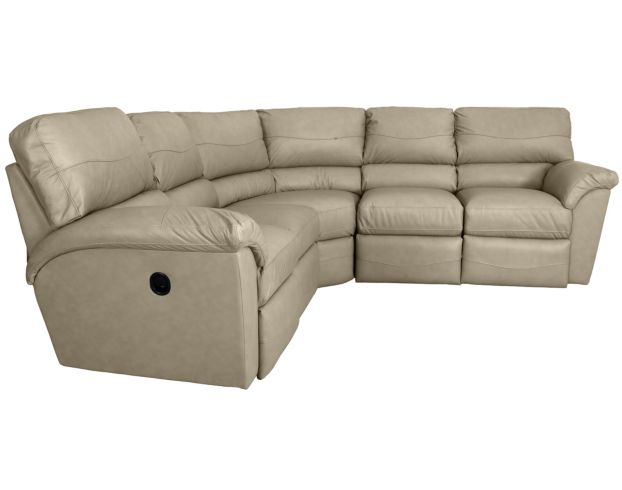 La-Z-Boy Reese Leather 3-Piece Reclining Sectional large image number 1