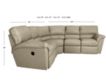 La-Z-Boy Reese Leather 3-Piece Reclining Sectional small image number 5