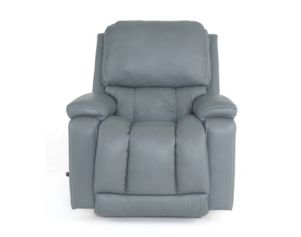 La-Z-Boy Greyson Blue Gray Leather Rocker Recliner