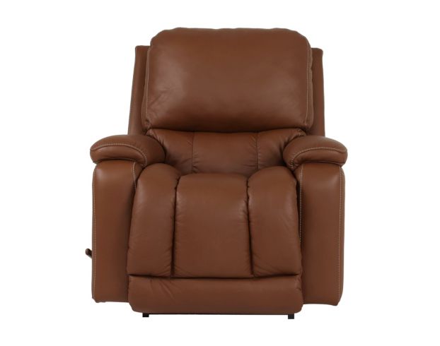 La-Z-Boy Greyson Caramel Leather Rocker Recliner large image number 1