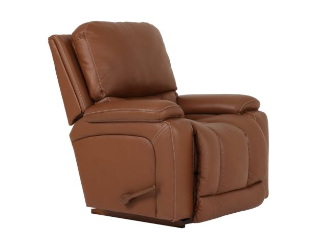 La-Z-Boy Greyson Caramel Leather Rocker Recliner large image number 7