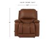 La-Z-Boy Greyson Caramel Leather Rocker Recliner small image number 8