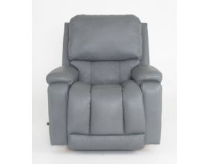 La-Z-Boy Greyson Blue Gray Leather Swivel Rocker Recliner