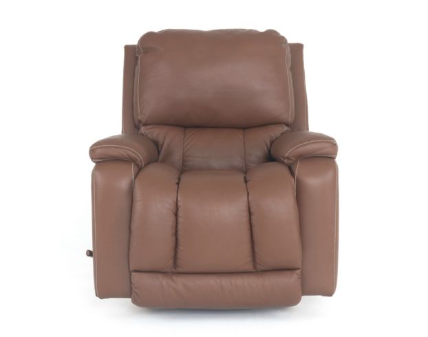 La-Z-Boy Greyson Caramel Leather Swivel Rocker Recliner large image number 1