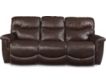 La-Z-Boy James Yellowstone Walnut Leather Reclining Sofa small image number 1