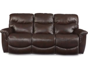 La-Z-Boy James Yellowstone Walnut Leather Reclining Sofa