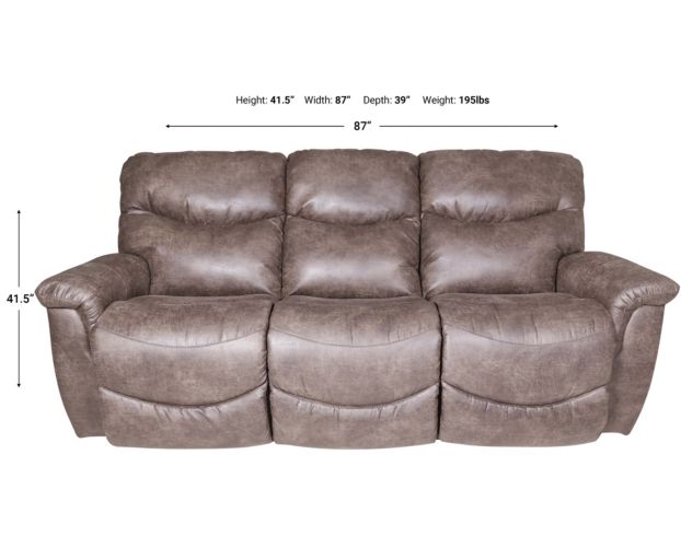 La-Z-Boy James Marble Reclining Sofa large image number 4