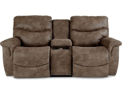 La-Z-Boy James Silt Reclining Loveseat with Console