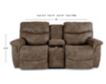 La-Z-Boy James Silt Reclining Loveseat with Console small image number 3
