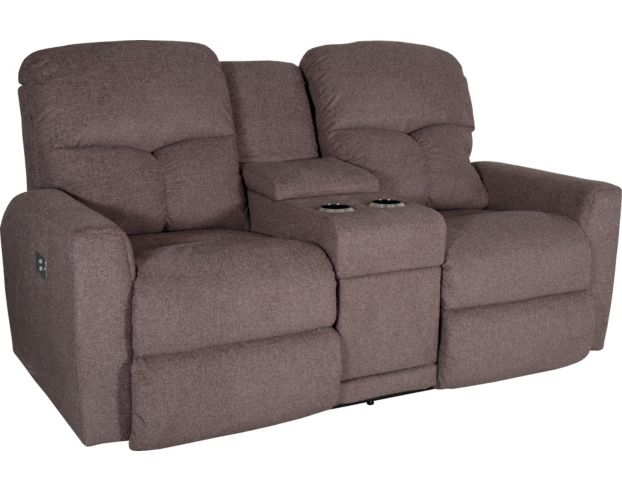 La-Z-Boy Hawthorn Mocha Power Reclining Loveseat with Console large image number 2
