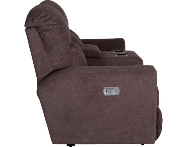 La-Z-Boy Hawthorn Mocha Power Reclining Loveseat with Console large image number 4