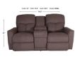La-Z-Boy Hawthorn Mocha Power Reclining Loveseat with Console small image number 8