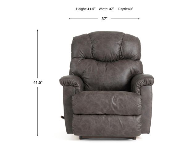 La-Z-Boy Lancer Gray Rocker Recliner large image number 9