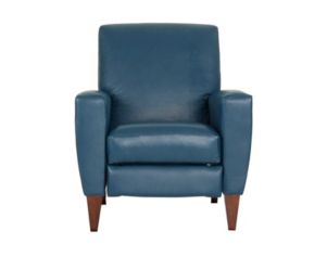 La-Z-Boy Scarlett Arctic Blue Leather High-Leg Recliner