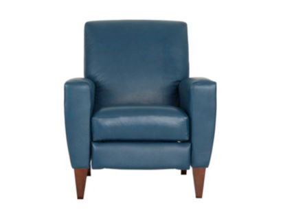 La-Z-Boy Scarlett Arctic Blue Leather High-Leg Recliner