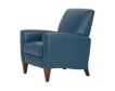 La-Z-Boy Scarlett Arctic Blue Leather High-Leg Recliner small image number 4