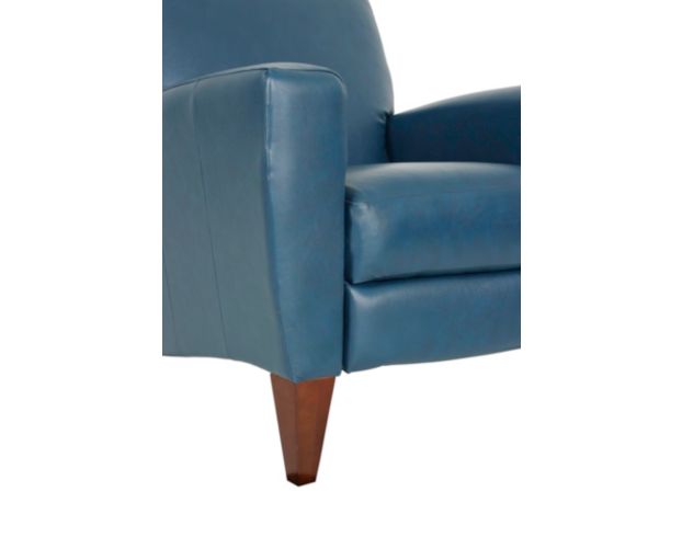 La-Z-Boy Scarlett Arctic Blue Leather High-Leg Recliner large image number 8