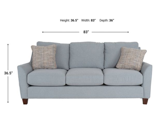 La-Z-Boy Noah Bluestone Sofa large image number 11