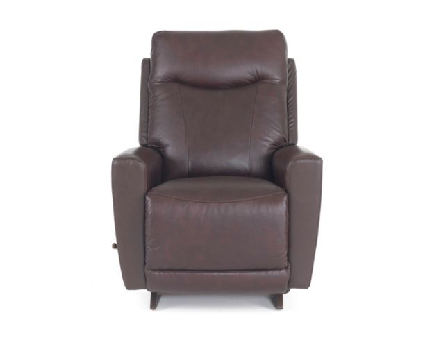 La-Z-Boy Kodie Walnut Leather Rocker Recliner large image number 1