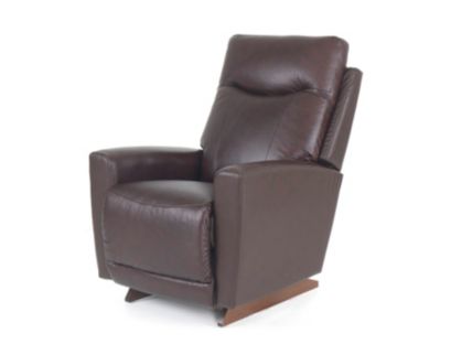 La-Z-Boy Kodie Walnut Leather Rocker Recliner