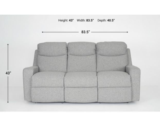 La-Z-Boy Emmons Ash Reclining Sofa large image number 14