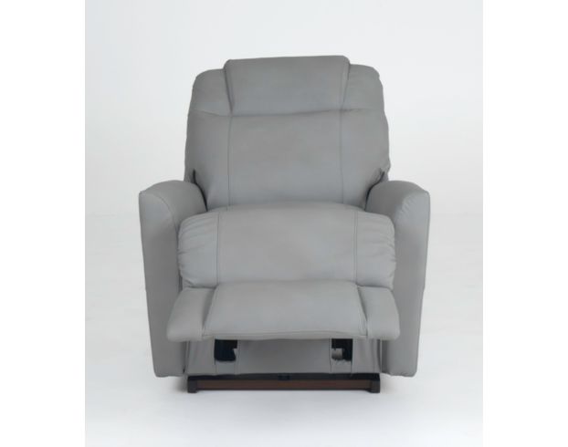 La-Z-Boy Sparrow Dove Gray Leather Rocker Recliner large image number 2