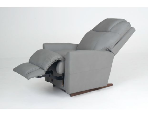 La-Z-Boy Sparrow Dove Gray Leather Rocker Recliner large image number 3