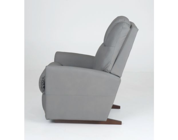 La-Z-Boy Sparrow Dove Gray Leather Rocker Recliner large image number 5