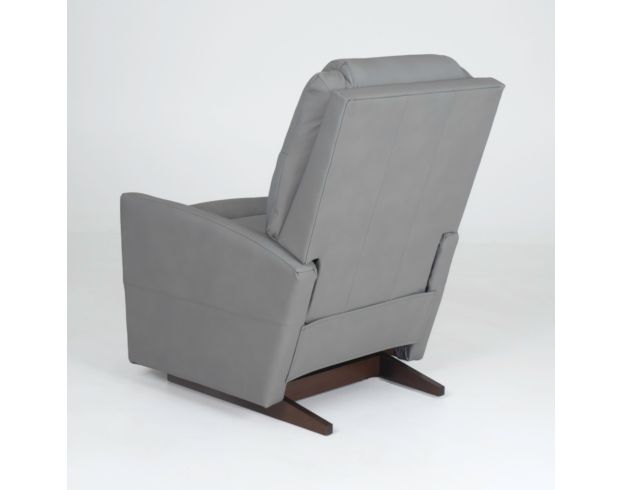 La-Z-Boy Sparrow Dove Gray Leather Rocker Recliner large image number 6