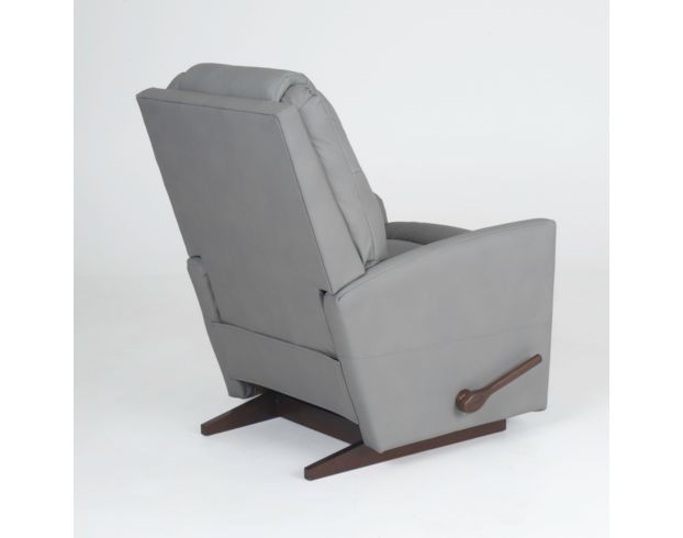 La-Z-Boy Sparrow Dove Gray Leather Rocker Recliner | Homemakers