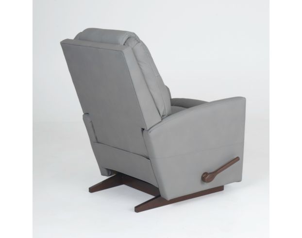 La-Z-Boy Sparrow Dove Gray Leather Rocker Recliner large image number 8