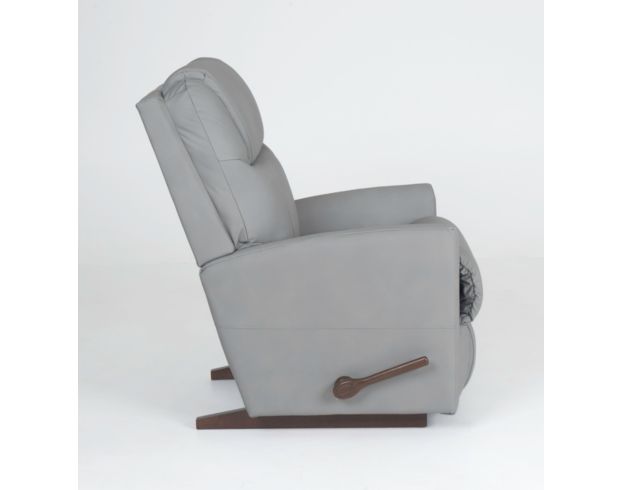 La-Z-Boy Sparrow Dove Gray Leather Rocker Recliner large image number 9