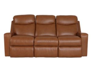 La-Z-Boy Emmons Oak Leather Reclining Sofa