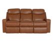 La-Z-Boy Emmons Oak Leather Reclining Sofa small image number 1