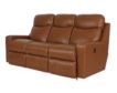 La-Z-Boy Emmons Oak Leather Reclining Sofa small image number 4