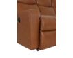 La-Z-Boy Emmons Oak Leather Reclining Sofa small image number 8