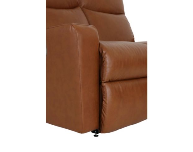 La-Z-Boy Emmons Oak Leather Power Reclining Loveseat large image number 9