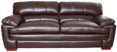 La Z Boy Dexter 100 Leather Chocolate Brown Sofa Homemakers Furniture