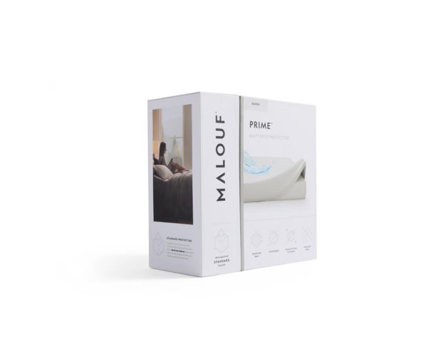 Malouf Fine Linens Prime® Twin Mattress Protector large image number 1