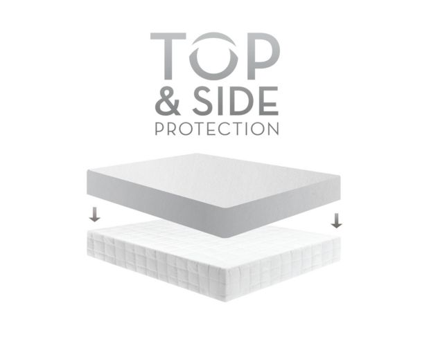 Malouf Fine Linens Five Sided® Twin XL Mattress Protector large image number 2