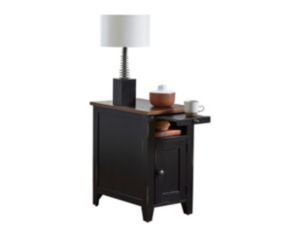 Martin Furniture Dakota Black Chairside Table