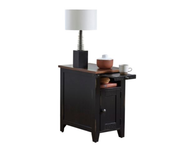 Martin Furniture Dakota Black Chairside Table large image number 2