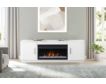 Martin Furniture Uptown White 76-Inch Fireplace Console small image number 1