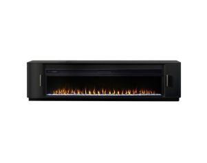 Martin Furniture Uptown Black 76-Inch Fireplace Console