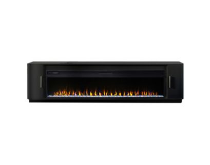 Martin Furniture Uptown Black 84-Inch Fireplace Console