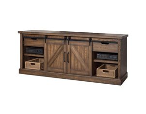 Martin Furniture Avondale Weathered Oak 86-Inch TV Stand