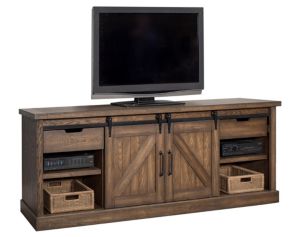 Martin Furniture Avondale Weathered Oak 86-Inch TV Stand