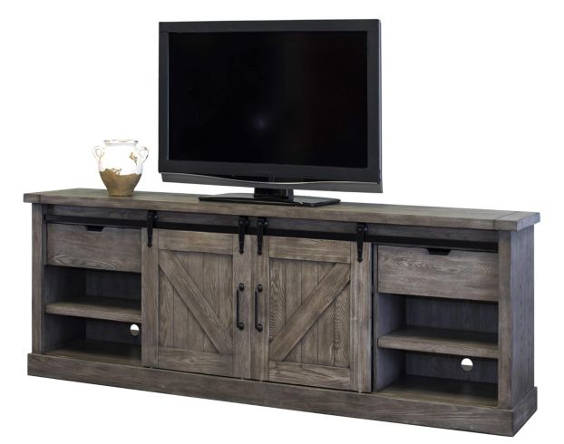 Martin Furniture Avondale Rustic Gray 86-Inch TV Stand large image number 1