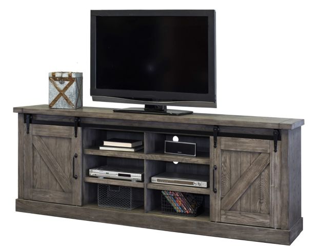 Martin Furniture Avondale Rustic Gray 86-Inch TV Stand large image number 2