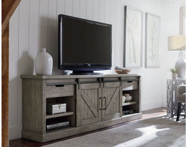 Martin Furniture Avondale Rustic Gray 86-Inch TV Stand large image number 6